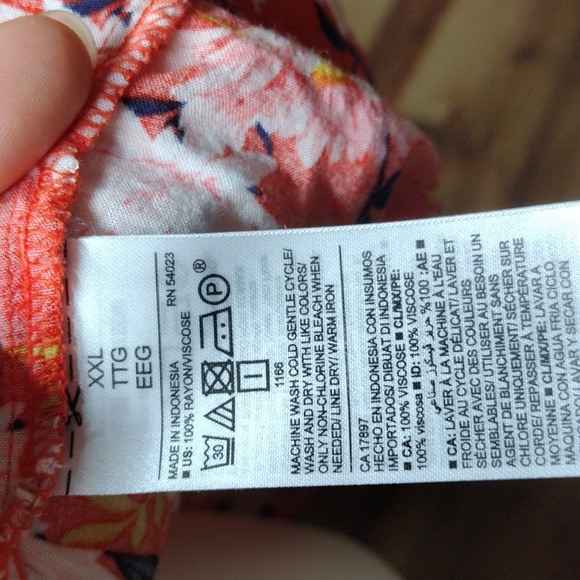 Old Navy Flowy Floral Long Sleeve Size XXL - Picture 6 of 11